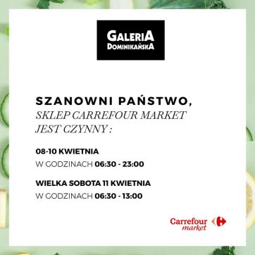 Świąteczne godziny otwarcia Carrefour