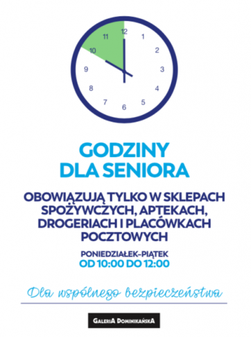Powracają godziny dla seniorów!
