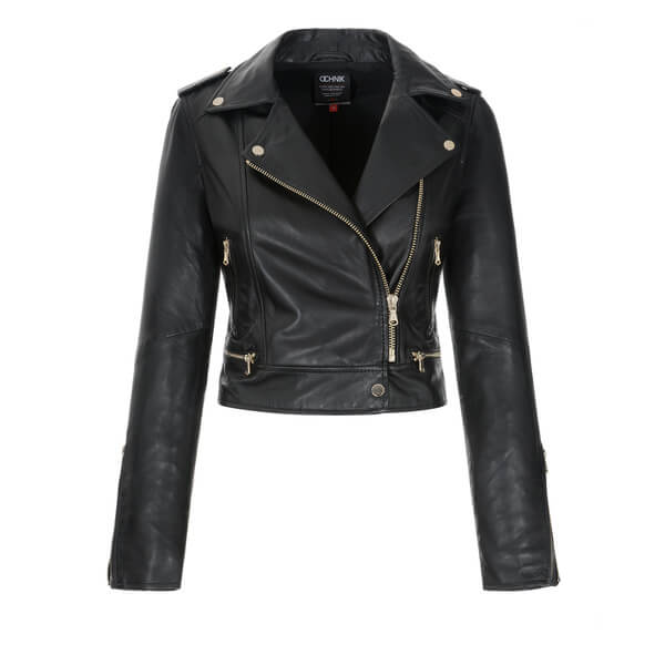 Ochnik - Kurtka ramoneska czarna