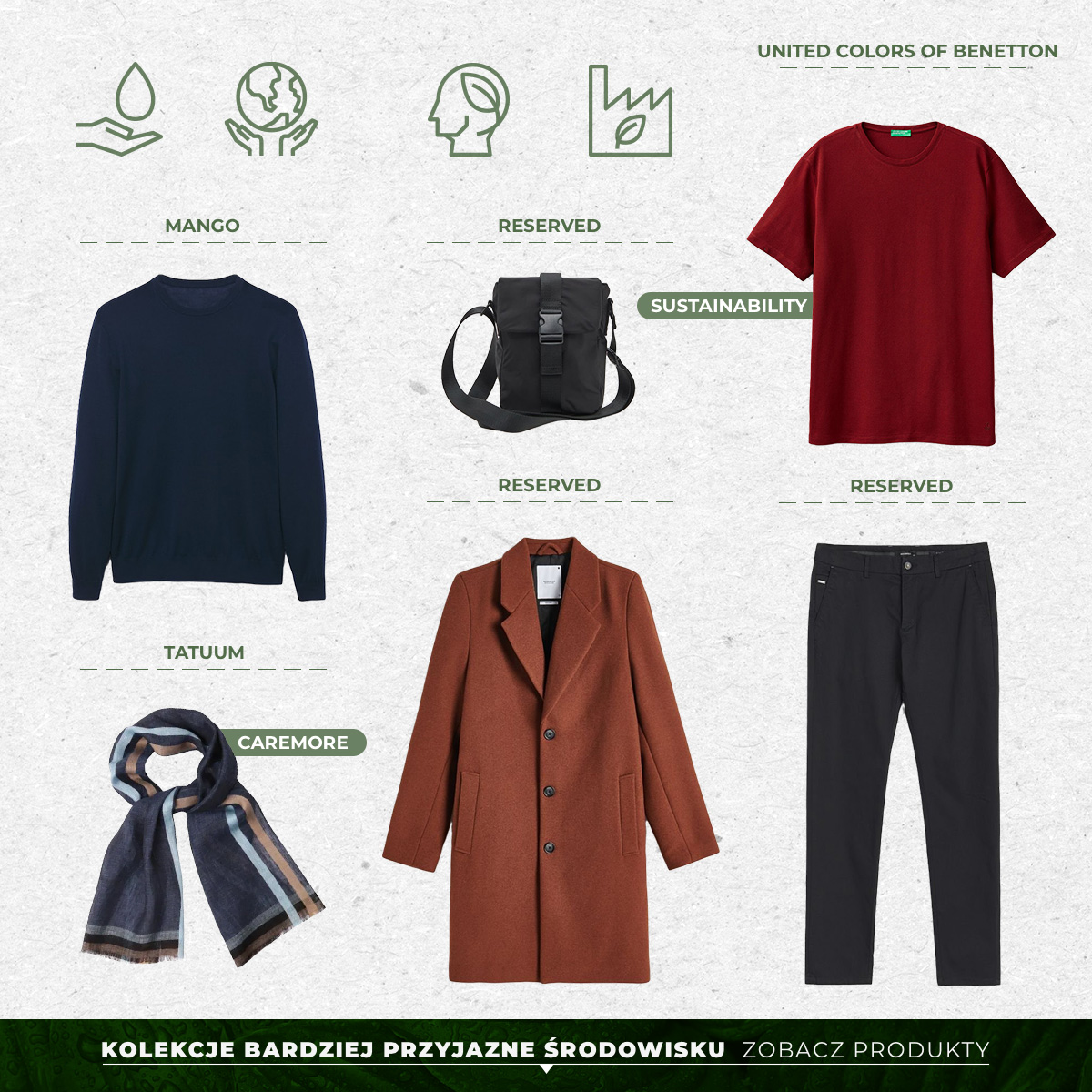 Zrównoważona moda dla niego