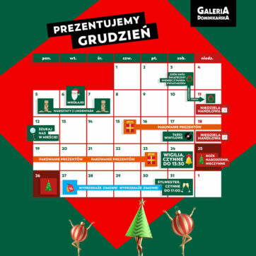 Świąteczny kalendarz Galerii Dominikańskiej
