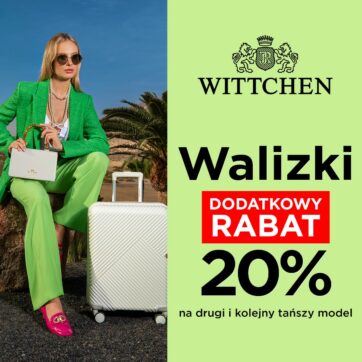Oferta specjalna na walizki w WITTCHEN