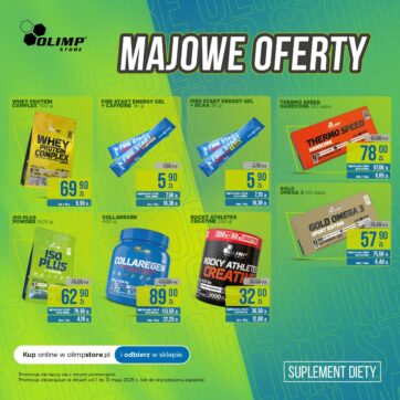 Promocja Majowa w Olimp Store!