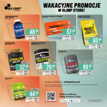 Promocje Lipcowe w Olimp Store!