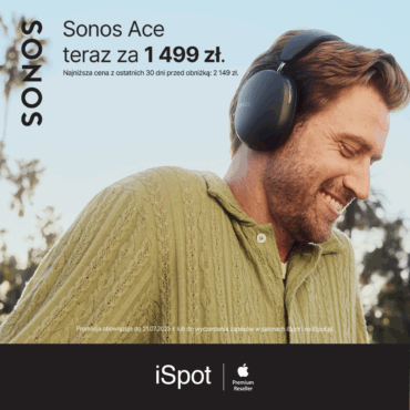 Sonos Ace za 1 499 zł w iSpot