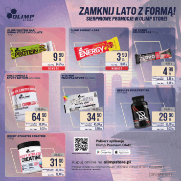 Sierpniowe PROMOCJE w Olimp Store!
