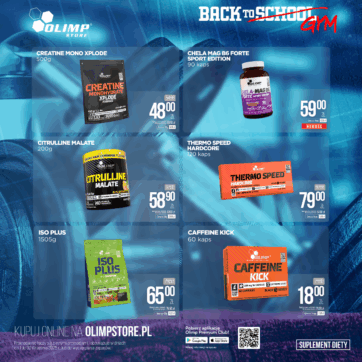 WRZEŚNIOWE PROMOCJE W OLIMP STORE!