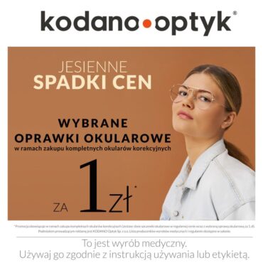 Wybrane oprawki okularowe za 1 zł!