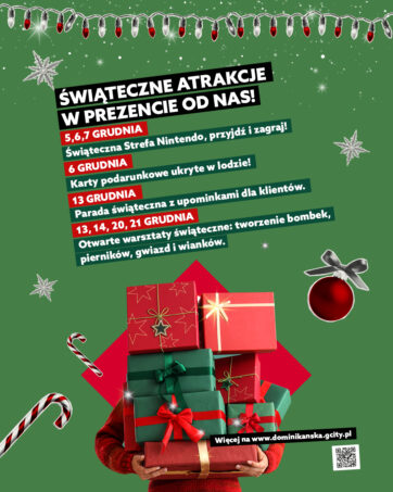 Świąteczne atrakcje dla Was!