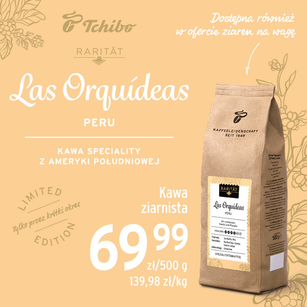 Las Orquideas - nowa limitowana kawa Rarität prosto z Peru