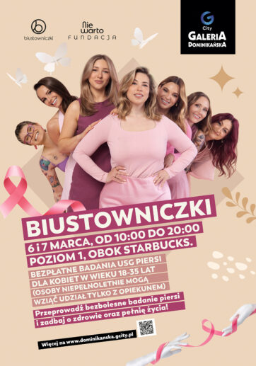 Biustowniczki  – Dzień Kobiet w Galerii Dominikańskiej!