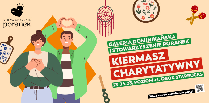 Galeria Dominikańska rozpoczyna współpracę ze Stowarzyszeniem Poranek!