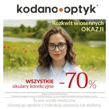 Rozwkit wiosennych okazji! WSZYSTKIE okulary korekcyjne -70%