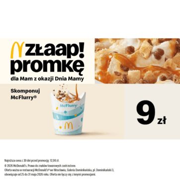 dla Mam z okazji Dnia Mamy – McFlurry za 9 zł
