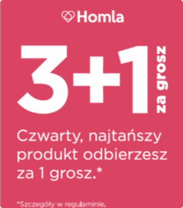 3+1 gratis na wszystko w Homla!