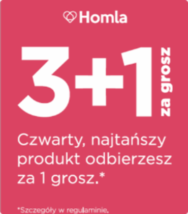 3+1 gratis na wszystko w Homla!