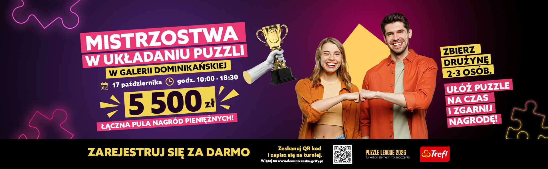 Mistrzostwa Galerii Dominikańskiej w układaniu puzzli!