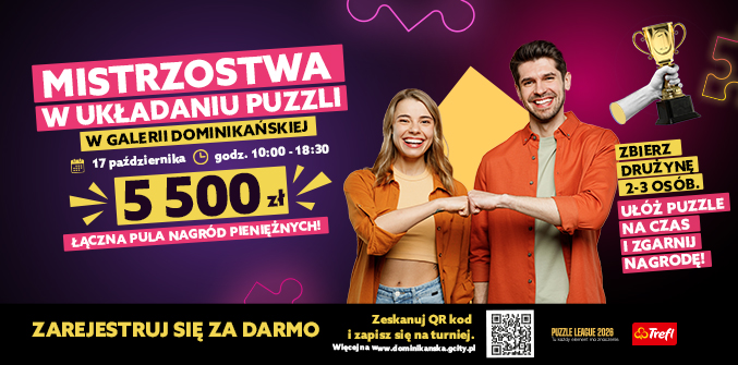 Mistrzostwa Galerii Dominikańskiej w układaniu puzzli!