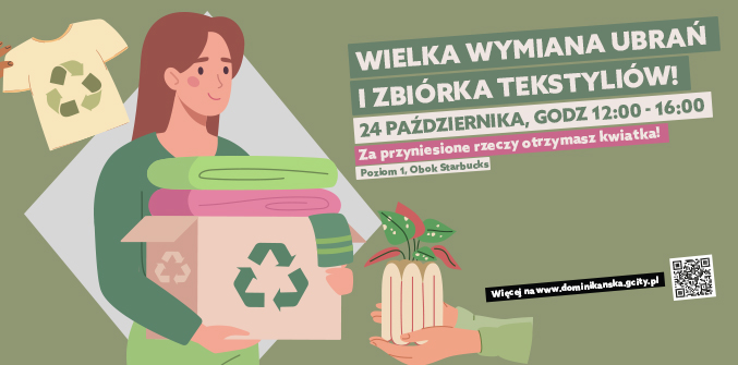 Wielki ubraniowy SWAP i zbiórka tekstyliów!