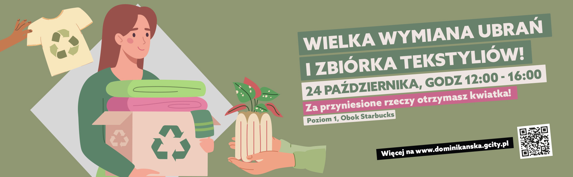 Wielki ubraniowy SWAP i zbiórka tekstyliów!