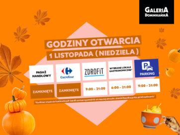 1 listopada? Wpadnij na coś dobrego! ☕ð