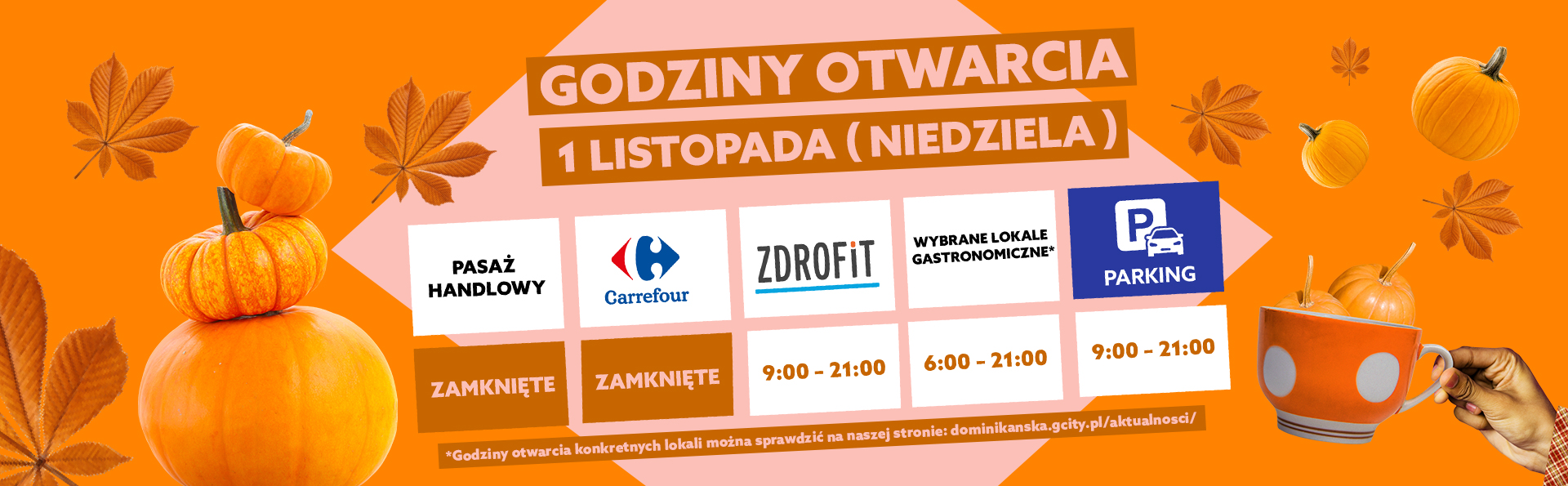 1 listopada? Wpadnij na coś dobrego!